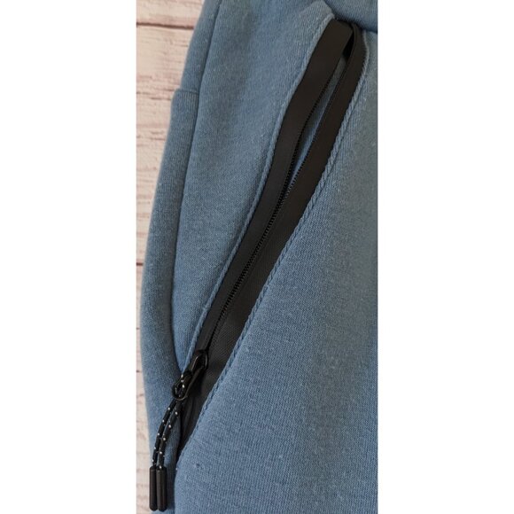 RBX Men's Fleece Jogger Pants Teal Bonded Pockets Drawstrings 30" Inseam Size M - Picture 6 of 10